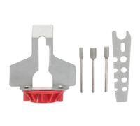 PACKOVE Affilacatene per Motosega, Chainsaw Chain Sharpener, Accessorio in Metallo Guida Angolo Affilatura, per Motoseghe ad Aria e Attrezzi da Giardino