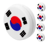 PACKOVE Ammortizzatori Vibrazioni per Racchetta da Tennis in Silicone 5 Pezzi, Smorzatori Piccoli per Stabilizzare Colpi e Accessori Tennis, per Gioco Outdoor e Regalo Tennisti