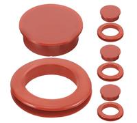 PACKOVE Anelli Guarnizione per Mobili da Esterno in Silicone Color Ruggine 2 Set per Apertura Ombrellone da Giardino per Patio e Arredamento da Giardino