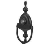 PACKOVE Battente per Porta Elegante e Classico Vintage in Lega di Zinco con Spioncino da 14mm, Suono Nitido, Dimensioni 15,10x7,50x1,50cm, per Ingresso e Ville