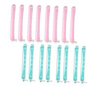 PACKOVE Bigodini Per Permanente Di Plastica 24 Pezzi Per Chioma Lunghi, Strumenti Per Arricciare Chioma Facili Da Usare, Kit Styling Ricci Sicuri Per Donna Uso Domestico e Parrucchieri