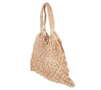 PACKOVE Borsa da Spiaggia Durante Picnic All'aperto in Cotone Intrecciato Design Semplice e Stile Unico, Leggera e Riutilizzabile da Donna per Creare Un'atmosfera Estiva
