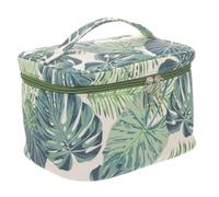 PACKOVE Borsa di stoccaggio stampata a foglia di viaggio sacchi piccolo Inventa borse per le donne pochette per il trucco da donna Sacca cosmetica Continua Borsa dei trucchi tela