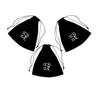 PACKOVE Borsa Organizer per Asciugacapelli in Velluto 3 Pezzi con Coulisse, Porta Accessori per Chioma Portatile, Leggera e Compatta per Casa e Viaggi, Protezione Antipolvere per Phon