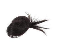 PACKOVE Borsa Per Per Parrucca Clip Per Panino Per Parrucca Chignon Crocchia Di Finti Black Plastica
