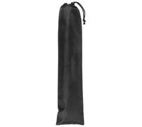 PACKOVE Borsa Porta Pali per da Campeggio Nera Resistente Design a Bocca, Adatta per Corde Antivento e Bastoni da Trekking