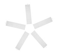 PACKOVE Borsa Salvaspazio da Appendere per Parrucche e Extension Chioma, Set da 5 Sacchetti Trasparenti in Pvc 12x48 Cm, Custodia Antipolvere per Viaggi e Uso Professionale in Saloni