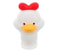 PACKOVE Bottiglia Da Viaggio Forma Di Anatra Cartoon Contenitore Squeeze Per Shampoo Bagnoschiuma e Detergente Viso Perfetta Per Viaggi Palestra e Uso Quotidiano