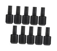 PACKOVE Bottiglie di Smalto per Unghie in Vetro 10 Pezzi 15ml Coperchio Antigoccia per Viaggi e Uso Fai da Te Riciclo Cosmetici Portable