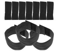 PACKOVE Bracciale da Lutto Nero Bracciale Sportivo 11 Pezzi Fascia Elastica Regolabile in Poliestere Tema Calcio per Cerimonie Commemorative e Funerali