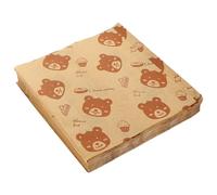 PACKOVE Carta Oleata Design Delicato e 500 Fogli per Alimenti Resistente a e Acqua per Panini, Formaggi e Patatine, per Contenitori e Piatti