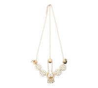 PACKOVE Catena la Testa Donna in Lega Oro Vintage Boho Elegante, Accessorio per Chioma Comodo per Feste e Viaggi, Valorizza Viso Stile Unico