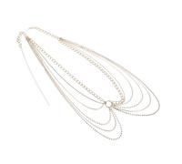 PACKOVE Catena per Vita Strass per Donne Design Multistrato Unico Accessorio Elegante per Eventi Speciali e Vacanze al Mare Realizzata Materiali Robusti per Resistere all Ossidazione