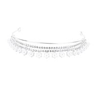 PACKOVE Cavallo di testa della di perle copricapo per la sposa cerchietto di perle coroncina sposa della sposa di perle Accessori per ferro da stiro