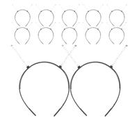 PACKOVE Cerchietti Molla Elasticizzati 12 Pezzi per Chioma Donna Accessori per Realizzare Fasce Intrecciate Fai da Te per Feste in Costume e Halloween