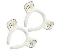 PACKOVE Cerchietto con Orecchie per Donne Fascia per Fashion con Design Carino Confezione Bianco Accessorio Versatile per Compleanni Feste e Speciali