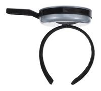 PACKOVE Cerchietto per Carnevale a Forma di Padella, Accessorio Party in Abs e Poliestere, Facile da Usare e Mantiene la Forma, per Matrimoni e Photo Booth