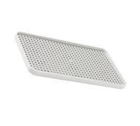 PACKOVE Cestello Scolapiatti da Cucina Doppio Strato in Materiale Sicuro, Vassoio Rettangolare Drenante per Piatti e Bacchette, Accessorio Multiuso per Cucina e Decorazione Domestica