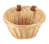 PACKOVE Cestino per Bicicletta in Vimini Resistente Grande Spazio, Forma Ellittica, per Uso Esterno e Trasporto Oggetti per Famiglie Colore Casuale