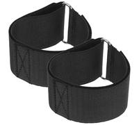 PACKOVE Cinghie per Pedali Cyclette Regolabili Misto Resistente Fibbia, Set 2 Pezzi per Fissaggio Piedi Macchina Via Cavo, Accessori Sportivi per Allenamento a Casa e Palestra