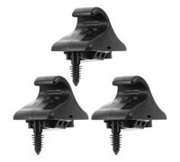 PACKOVE Clip Fissaggio Aletta Parasole Auto, Clip per Auto, 3 Pezzi Nero Plastico, Ricambio per Sun Visor Parts, per Viaggi Sicuri e Sostituzione Rapida