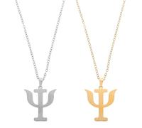 PACKOVE Collana Ciondolo a Forma di Candeliere in Acciaio, Design Semplice e Raffinato, Gioielli da Collo per Donne e Occasioni Speciali