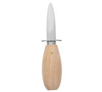 PACKOVE Coltello per Ostriche per Ostriche e Vongole in Inossidabile Manico in Legno, Riutilizzabile e Confortevole, Utensile da Cucina
