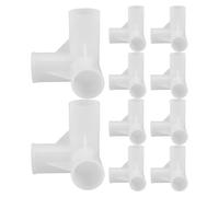 PACKOVE Connettore Angolare 3 in Plastica 10 Pezzi, 22mm, per Scaffali e Armadio Porta Abiti, Perfetto per Dormitorio e di Mobili Modulari