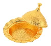 PACKOVE Contenitore per Zucchero in Lega di Zinco con Coperchio, Stile Vintage Europeo, Resistente e Facile da Pulire, per Casa e Caffetteria, Barattolo per Dolci Elegante Riutilizzabile