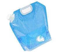 PACKOVE Contenitore Pieghevole per Acqua 5l Rubinetto Antileak Borsa Portatile in Pet per Campeggio e attività Outdoor Monitor Livello Acqua