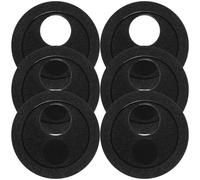 PACKOVE Copertura Privacy Meccanismo Scorrevole Nero 6 Pezzi per Fotocamera Telefono in ABS e Colla Adesiva, Protezione Elegante e Sottile per Cellulare