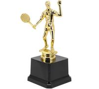 PACKOVE Coppa Decorativa per Badminton, Premio in Plastica Resistente 18 Cm, Riconoscimento per Concorso Scuola Materna e Primaria, Decorazione Creativa per Competizioni Sportive