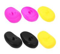PACKOVE Copriorecchie in Silicone Per Chioma 3 Paia Protezione Orecchie Riutilizzabili Impermeabili e Anti-macchia Per Salone e Trattamenti Professionali