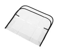PACKOVE Coprisedile per Sedia da Parrucchiere in Plastica Trasparente Resistente a Tinture e Prodotti Chimici, Protezione Schienale per Saloni di Bellezza e Spa, Facile da Installare