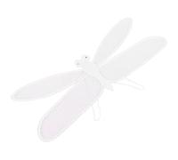 PACKOVE Costume Libellula da Donna e Uomo Adulto Leggere Bianco, Set per Cosplay, Feste a Tema, Teatro e Halloween, Accessori Elasticizzati per Vestibilità Sicura