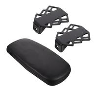 PACKOVE Cuscino per Bici Posteriore Set 1, Poggiapiedi Nero | Assorbimento Urti e Supporto Passeggero, Superficie Pu, per Bici Urbane e Tragitti Quotidiani