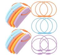 PACKOVE Custodia Portacarte in Plastica Portatile Multiuso per Yoto Cards e Carte Scolastiche, Resistente e Riutilizzabile per Ufficio e Viaggi, Confezione