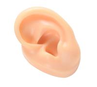 PACKOVE Di Orecchio in Silicone Parti Del in Silicone Per Piercing Di Parte Del Espositore Per Gioielli Orecchio Artificiale Gel Di Silice Beige