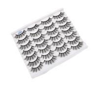 PACKOVE Fardello Di Ciglia Finte Ciglia Naturali e Voluminose Per Trucco Quotidiano e Occasioni Speciali Facili Da Applicare e Comode Da Indossare