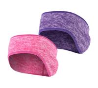 PACKOVE Fascia per Orecchie in Pile Polare 2 Pezzi, Fascia Traspirante e Calda per Jogging e Basket, Protegge Orecchie e Fronte Mantenendo Sudore Lontano dagli Occhi