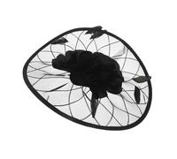 PACKOVE Fascinator Donna Vintage con Piume e Rete Leggera Cerchietto Elegante per Spose Feste Matrimoni e Festival Musicali