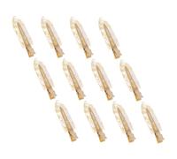 PACKOVE Fermagli Per Chioma a Becco D'anatra Decorativi in Oro Set 12 Pezzi Accessori Per Chioma Eleganti e Delicati Per Matrimoni e Feste Fermagli Per Acconciature Alla Moda