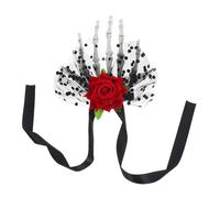 PACKOVE Fermaglio Per a Mano Scheletro Fiori Piccolo Orrore Strega Osso Ragazzo Bobby Gotico Morto Signore Ragazze Halloween Guidato Fermagli Per Gotici Stoffa