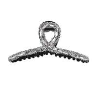 PACKOVE fermaglio per diamantato pinza per artiglio affrettato riccio piccolo scoppi Clip per formali fermaglio per decorativo strass Silver