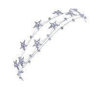 PACKOVE Fibbia della testa di cristallo coroncina sposa Tiara di compleanno diadema per le donne accessori di compleanno per le donne corone nuziali per il matrimonio corone e diademi lega