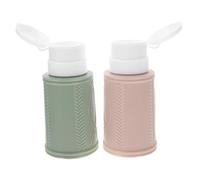 PACKOVE Flaconi Vuoti per Smalto 2 Pezzi 200Ml Bottiglie Ricaricabili in PP Pompa Anti-Perdita per Liquidi Cosmetici per Rimuovi Gel Unghie e Viaggio