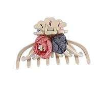 PACKOVE Flower Bud Hair Clip margherita Accessori per per le donne jumbo fiore barrette blu fermaglio molletta clip di morsetto Materie plastiche e resine Beige