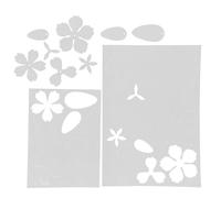 PACKOVE Foglio Termorestringente Bops a Motivo Fiore di Begonia, 2 Pezzi per Lavoretti Creativi DIY e Creazione Orecchini Tecnologia di Restringimento Termico