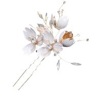 PACKOVE Forcina Decorativa Comunione Primo Accessori Spa Addio Al Nubilato Copricapo Forcine Decorative Rapido Ornamento Essere Formale Nuziale Pin Per Plastica Strass Metallo