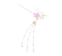 PACKOVE Forcina Per Con Nappa Di Perle In Seta Da Donna Con Perle Per Bastoncino Per Chignon Forcina Giapponese Forcina Per Con Fiori Supporto Per Chignon